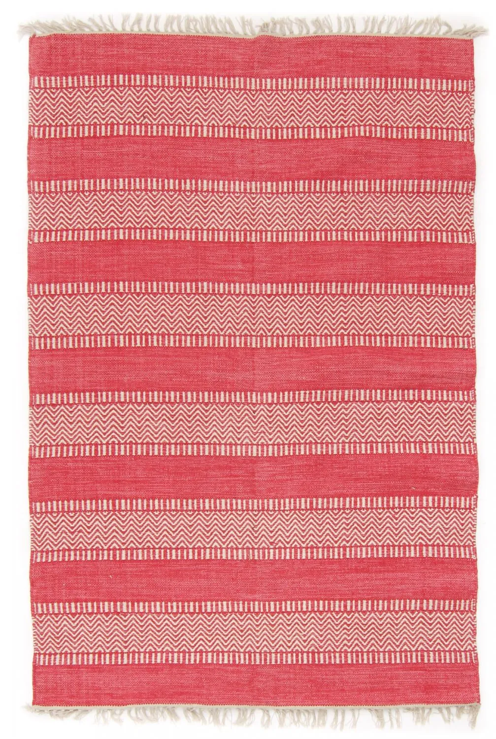 Alfombra de algodón - Havtorn (rojo)