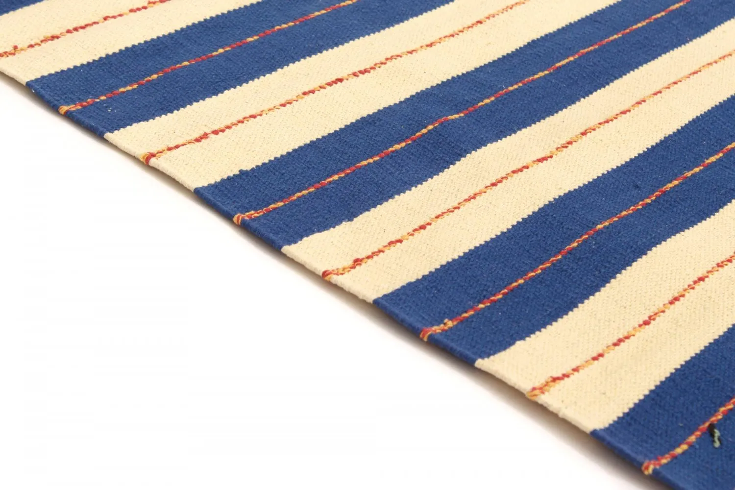 Alfombra de algodón - Alva (azul)