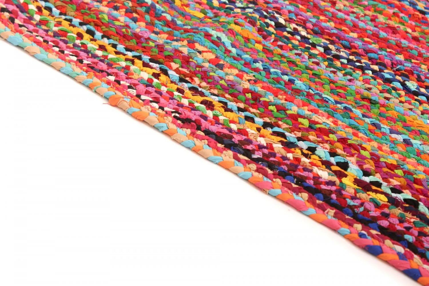Alfombra de algodón - Flätan (multicolor)