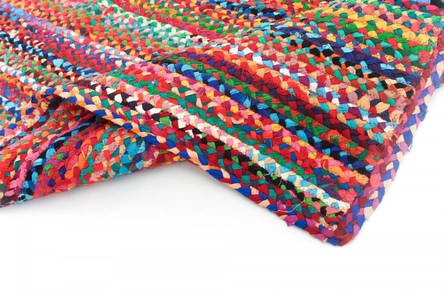 Alfombra de algodón - Flätan (multicolor)