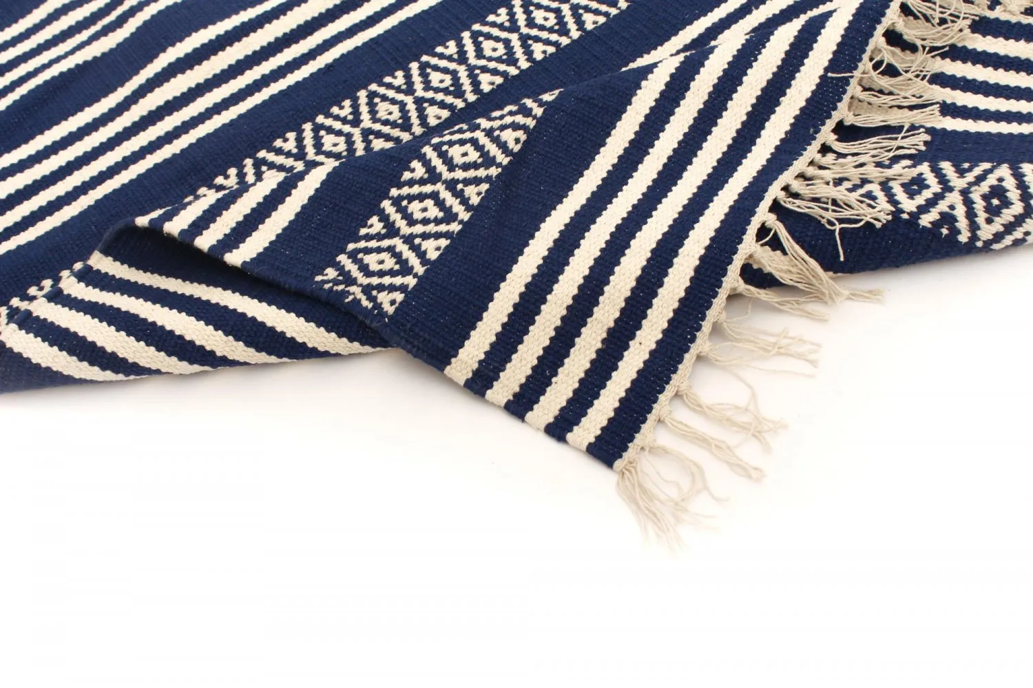 Alfombra de algodón - Ystad (azul)