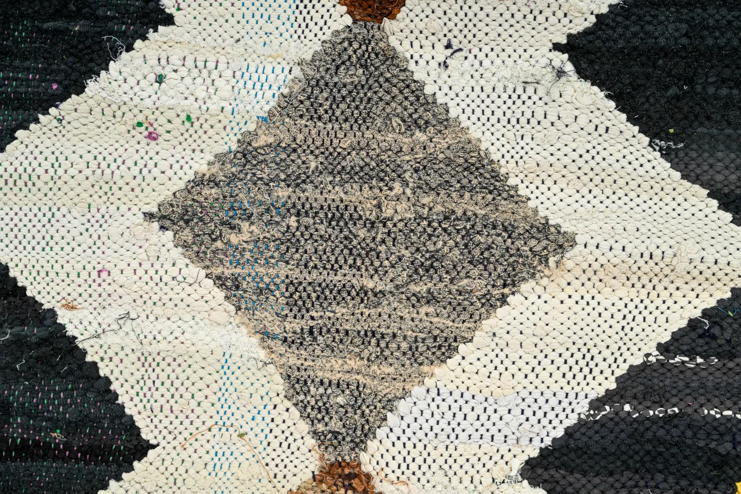 Alfombra Marroquí Bereber Boucherouite 140 x 270 cm