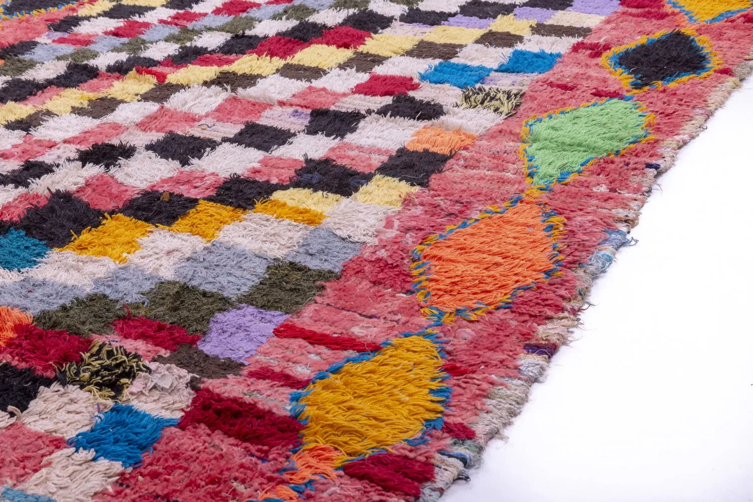 Alfombra Marroquí Bereber Boucherouite 240 x 140 cm