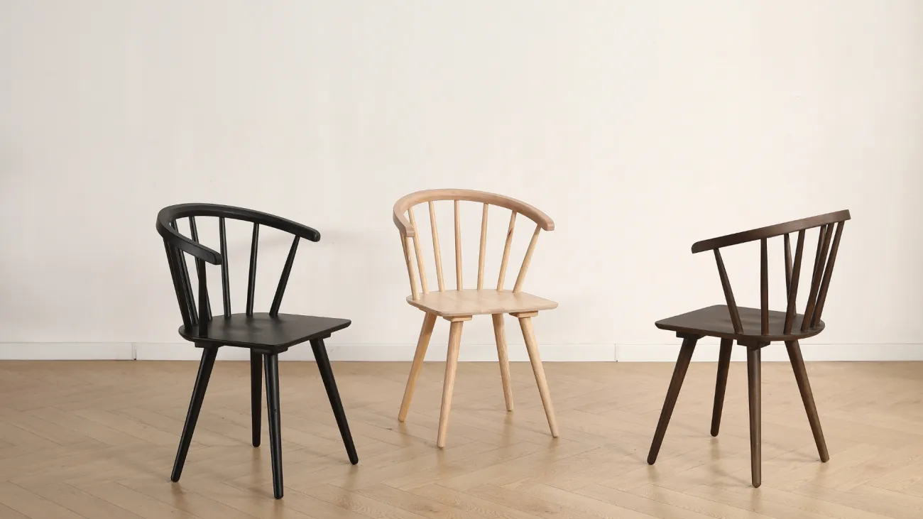 Silla - Astrid (pigmentado de blanco) - 2 piezas