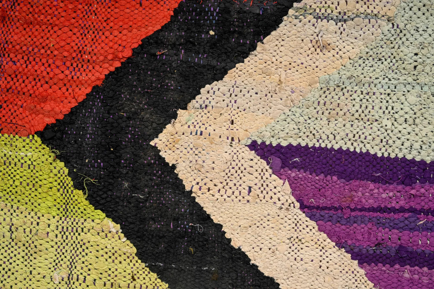 Alfombra Marroquí Bereber Boucherouite 135 x 245 cm