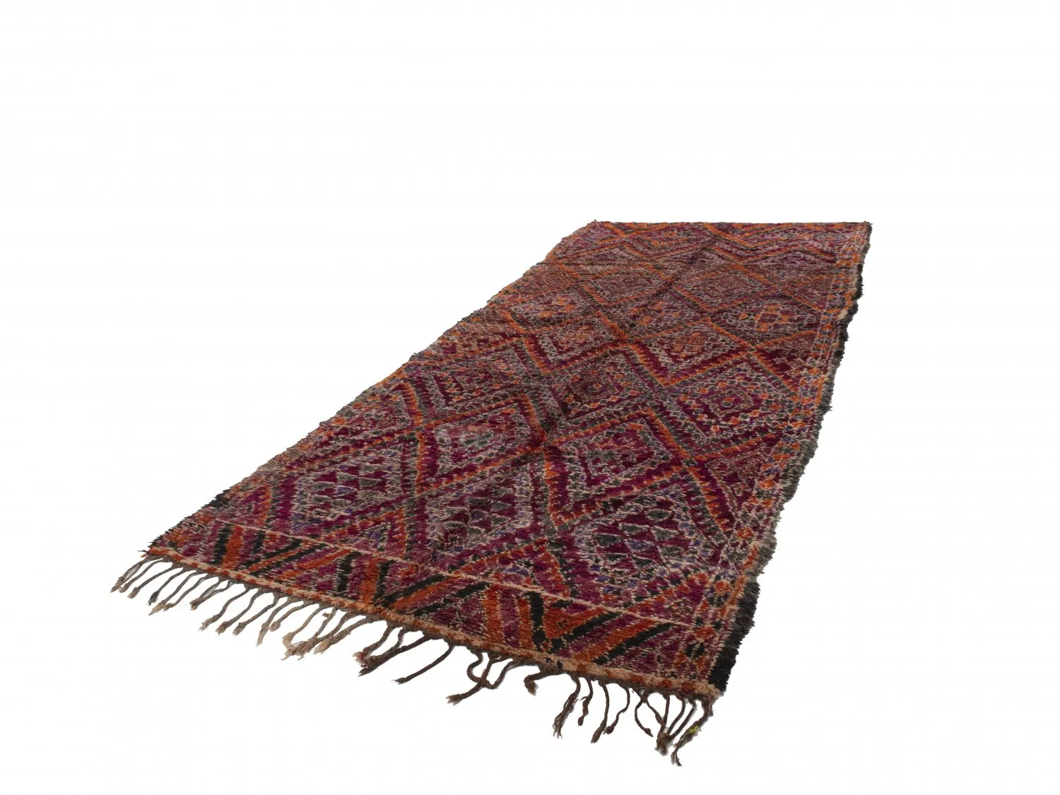 Alfombra Kilim Marroquí Bereber Azilal Special Edition 390 x 180 cm