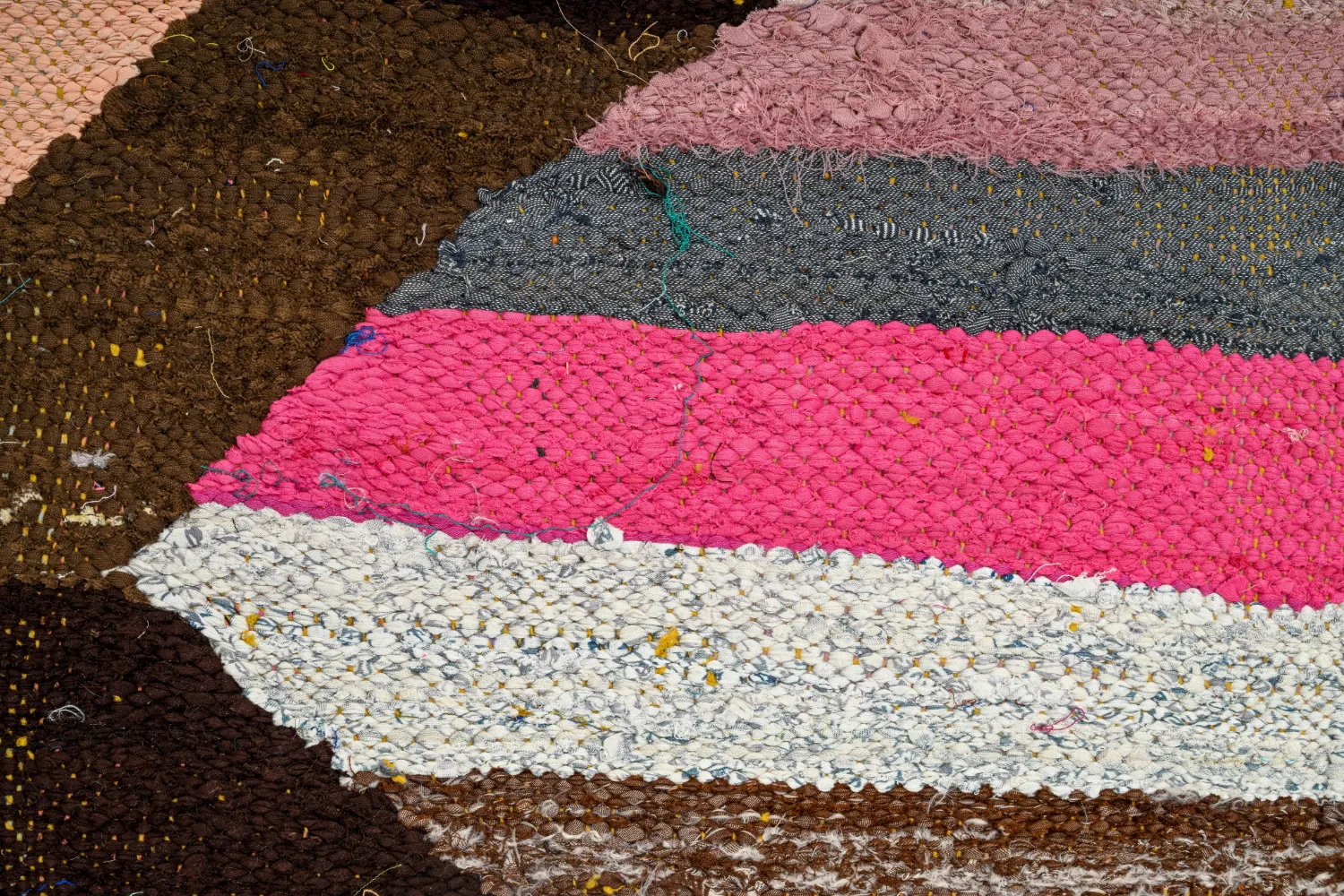 Alfombra Marroquí Bereber Boucherouite 155 x 260 cm