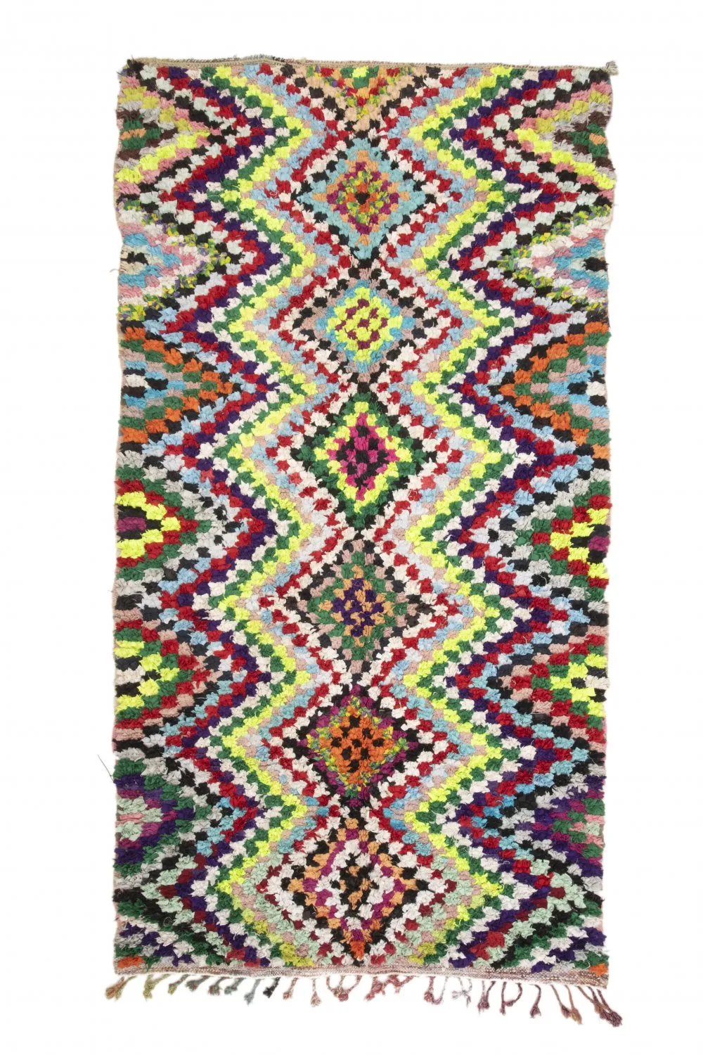 Alfombra Marroquí Bereber Boucherouite 315 x 170 cm