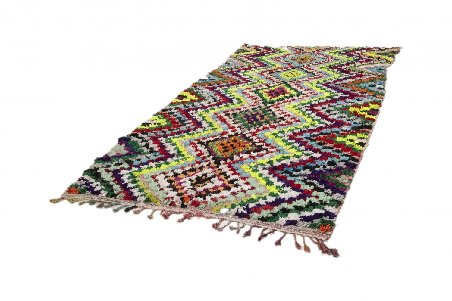 Alfombra Marroquí Bereber Boucherouite 315 x 170 cm