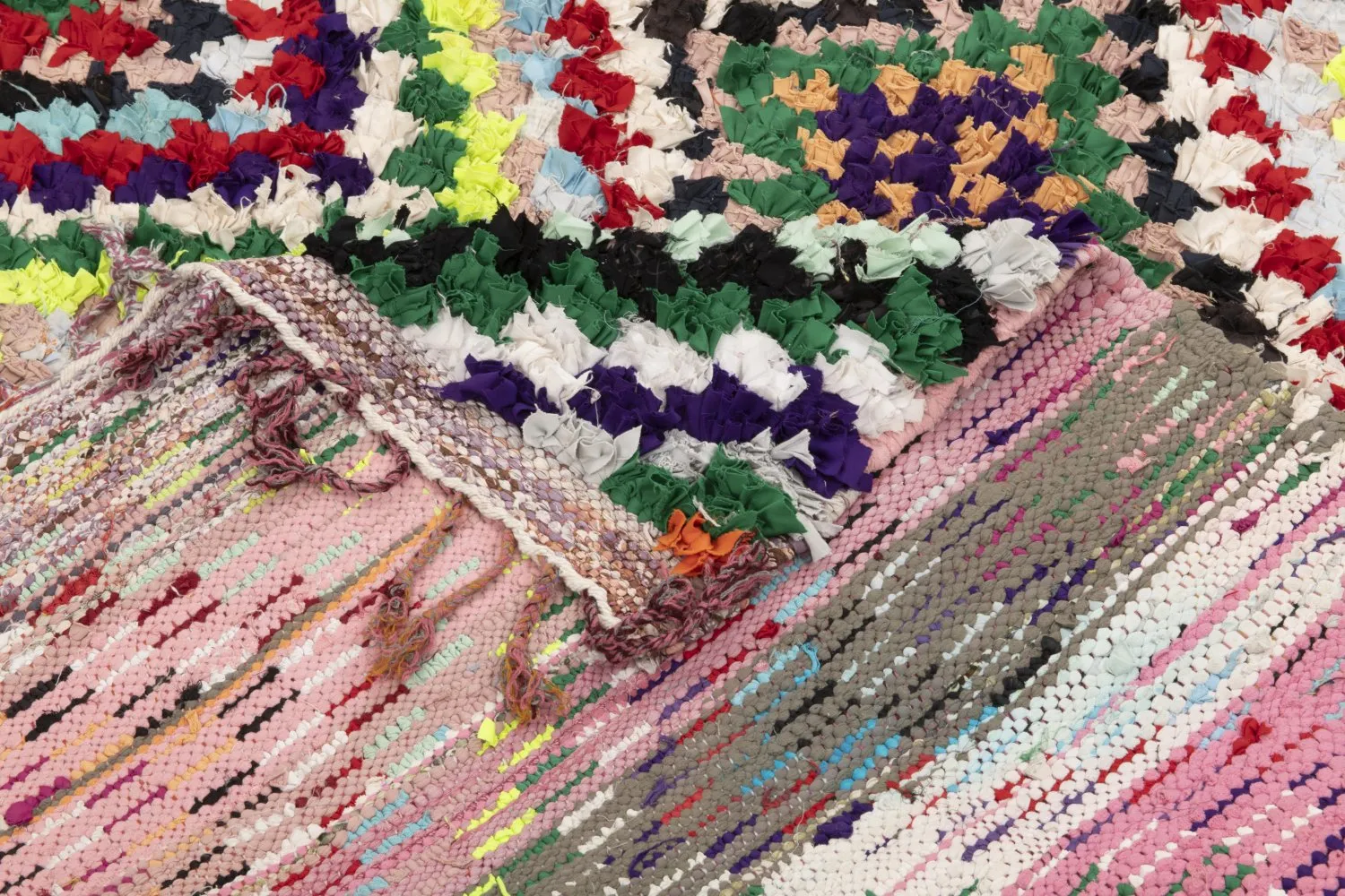 Alfombra Marroquí Bereber Boucherouite 315 x 170 cm