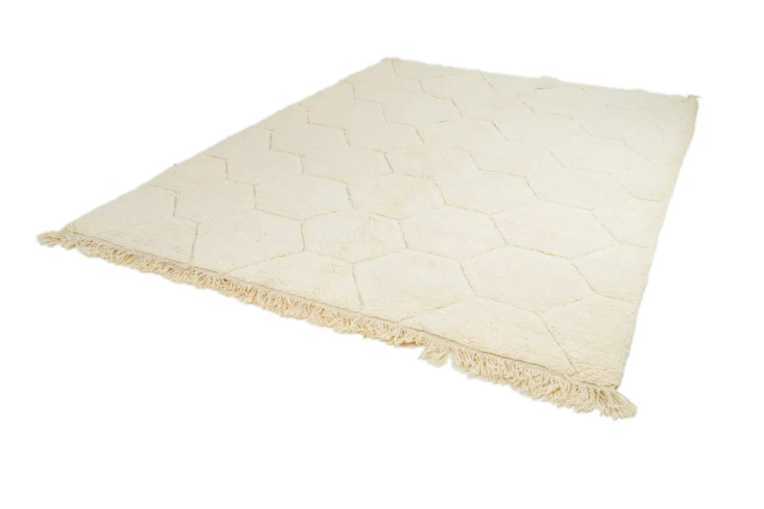 Alfombra Kilim Marroquí Bereber Beni Ourain 210 x 290 cm