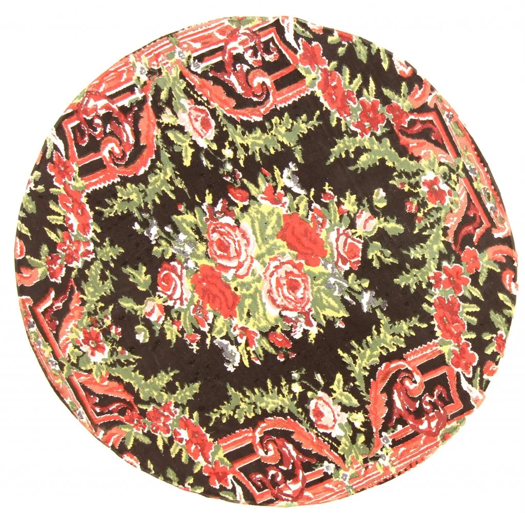 Alfombra de algodón - Rose (redondo)