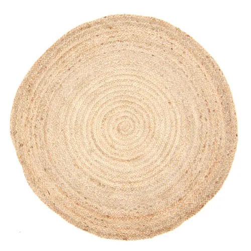 Runda mattor - Flätan (jute)