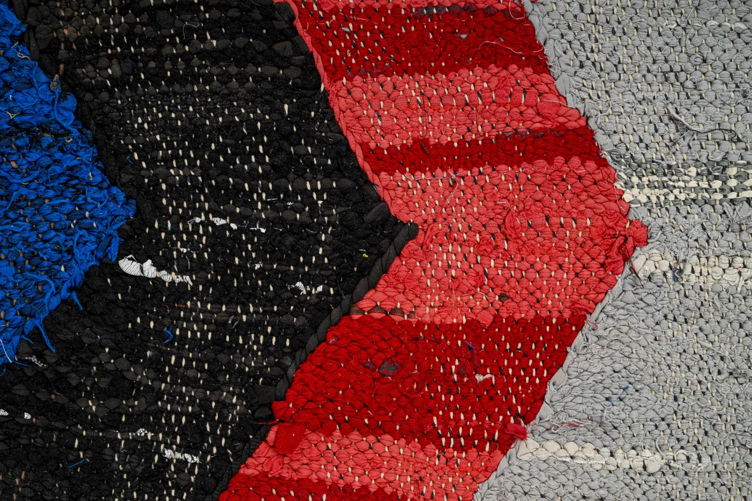 Alfombra Marroquí Bereber Boucherouite 135 x 225 cm