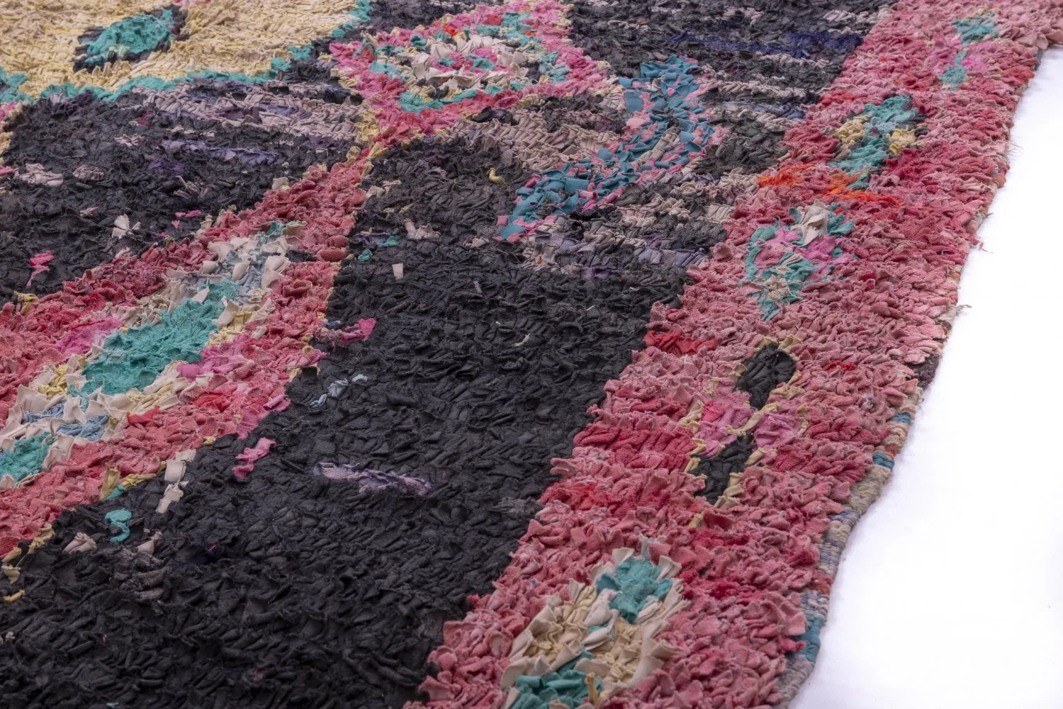 Alfombra Marroquí Bereber Boucherouite 240 x 155 cm