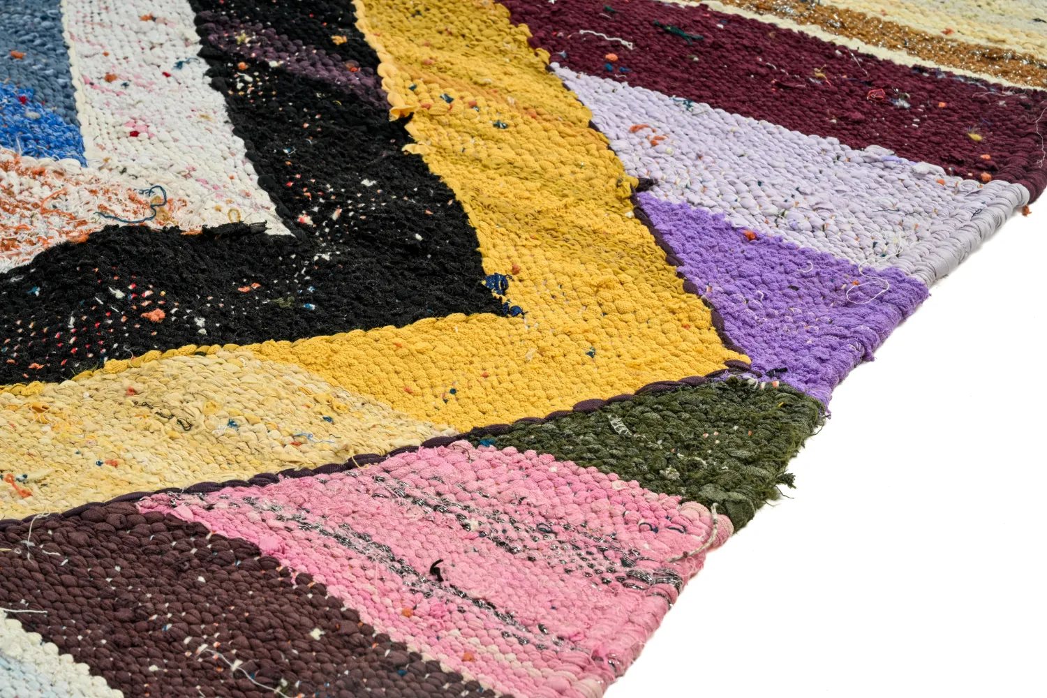 Alfombra Marroquí Bereber Boucherouite 135 x 260 cm