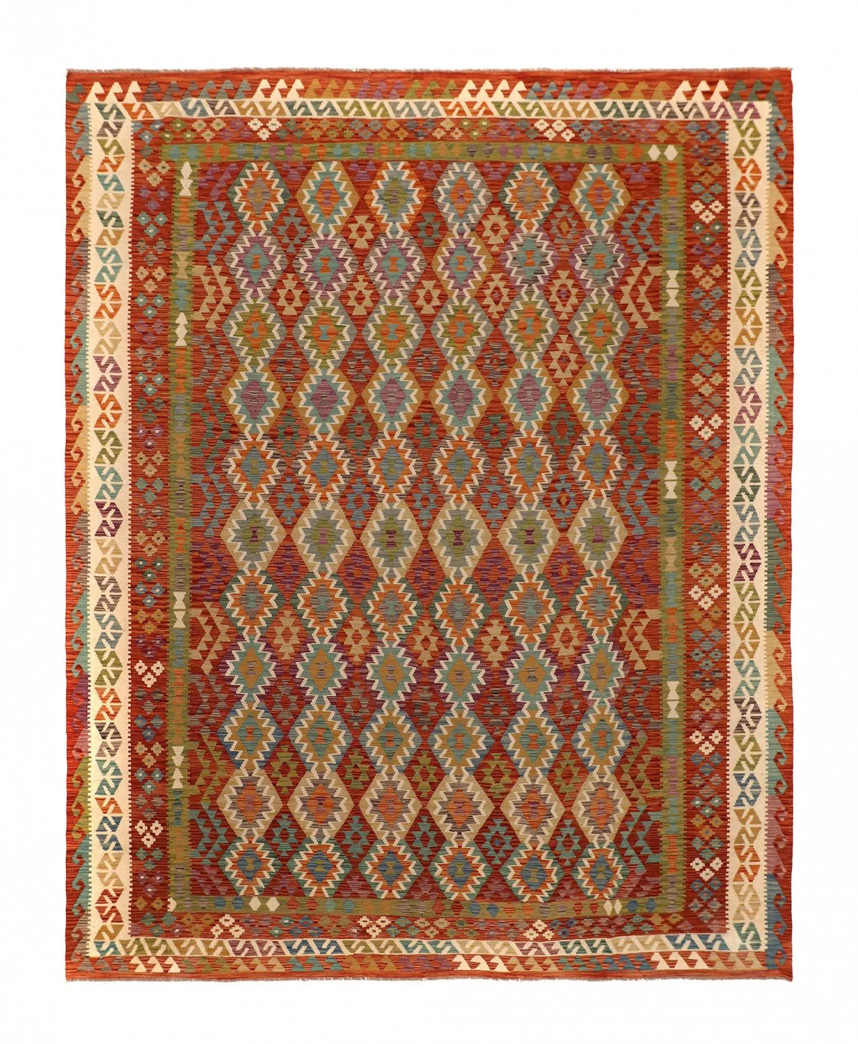 Alfombra kilim oriental 392 x 313 cm