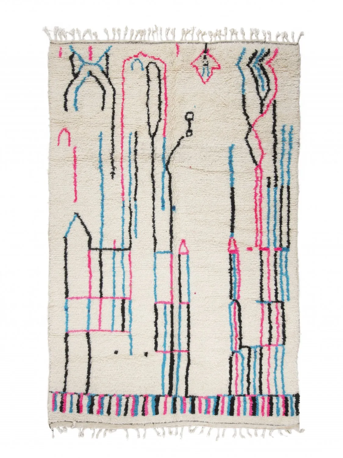 Alfombra Kilim Marroquí Bereber Azilal 310 x 200 cm