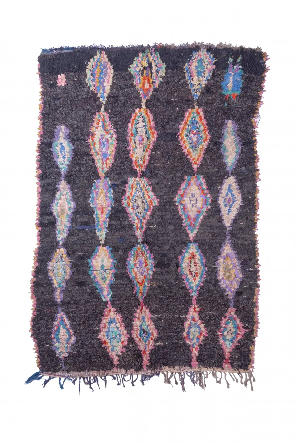 Alfombra Marroquí Bereber Boucherouite 260 x 145 cm