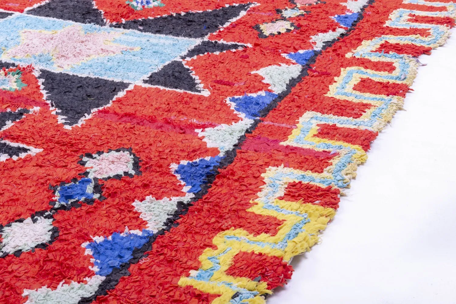 Alfombra Marroquí Bereber Boucherouite 275 x 170 cm