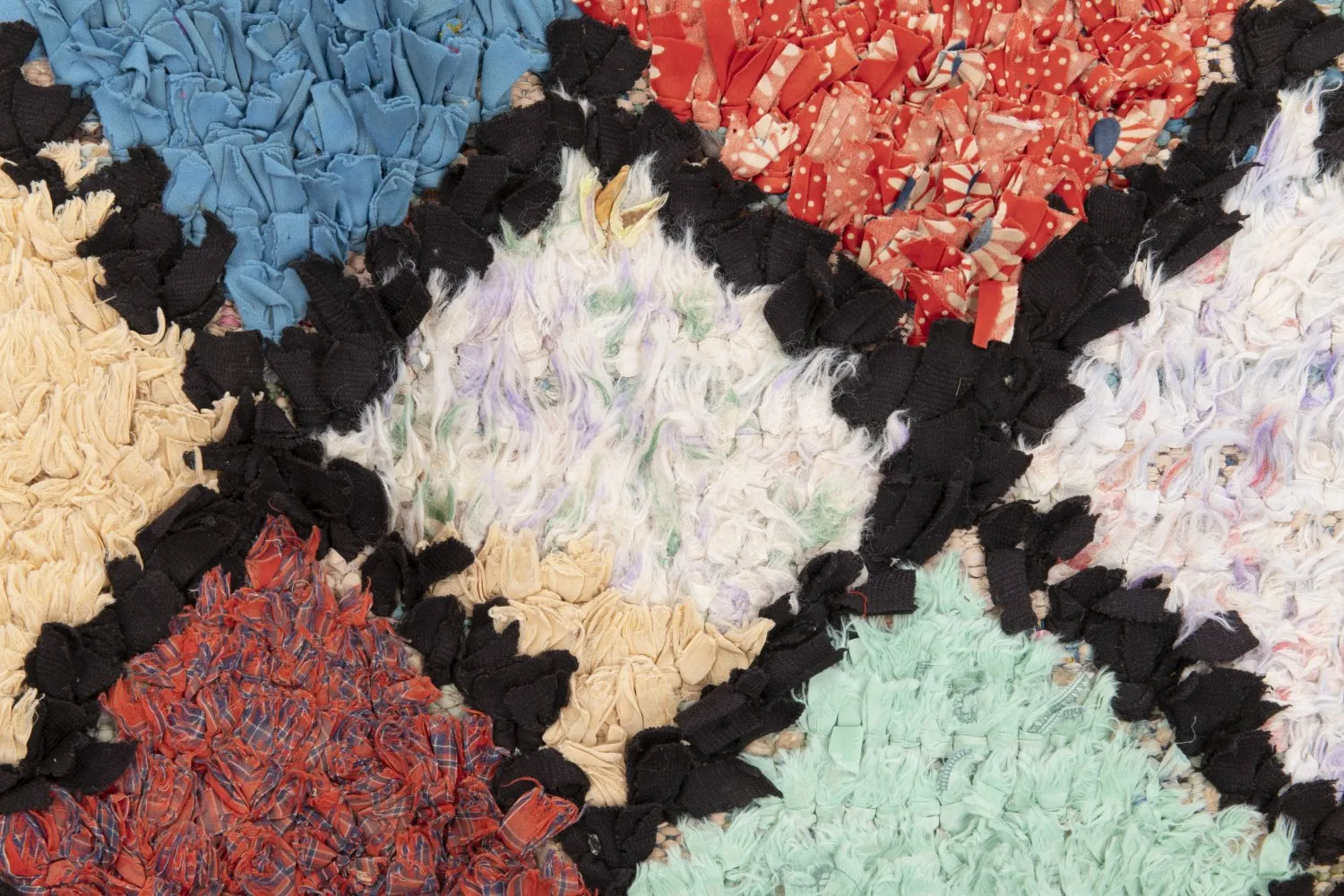 Alfombra Marroquí Bereber Boucherouite 175 x 90 cm