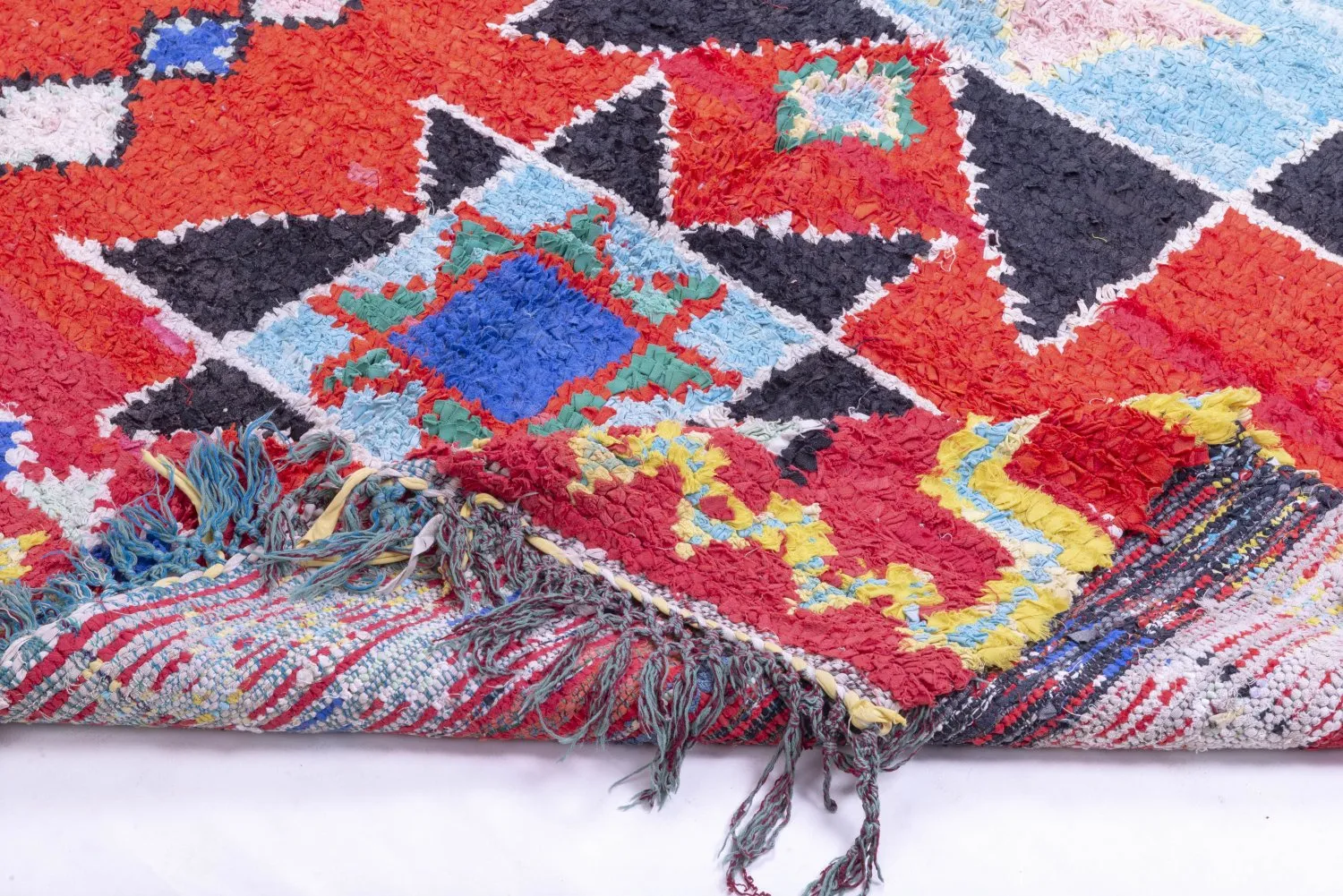 Alfombra Marroquí Bereber Boucherouite 275 x 170 cm