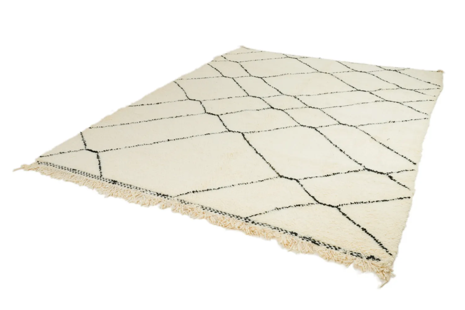 Alfombra Kilim Marroquí Bereber Beni Ourain 210 x 285 cm