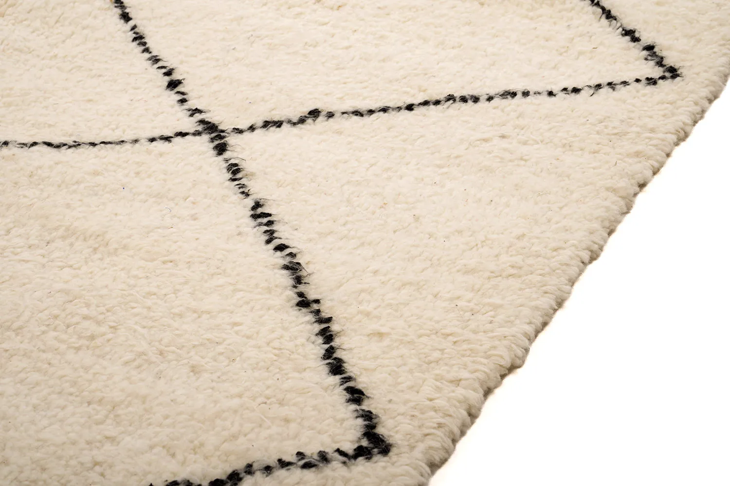 Alfombra Kilim Marroquí Bereber Beni Ourain 155 x 275 cm