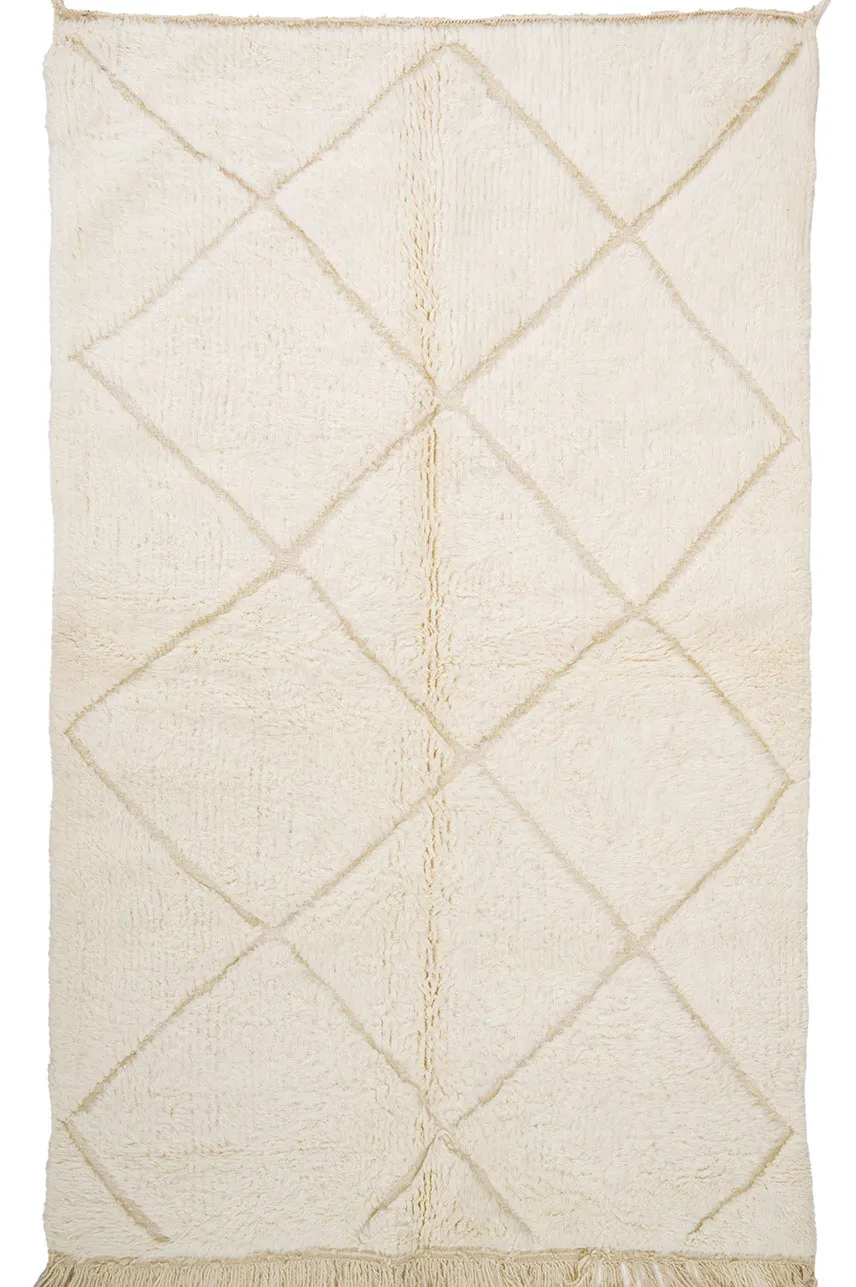 Alfombra Kilim Marroquí Bereber Beni Ourain 160 x 260 cm