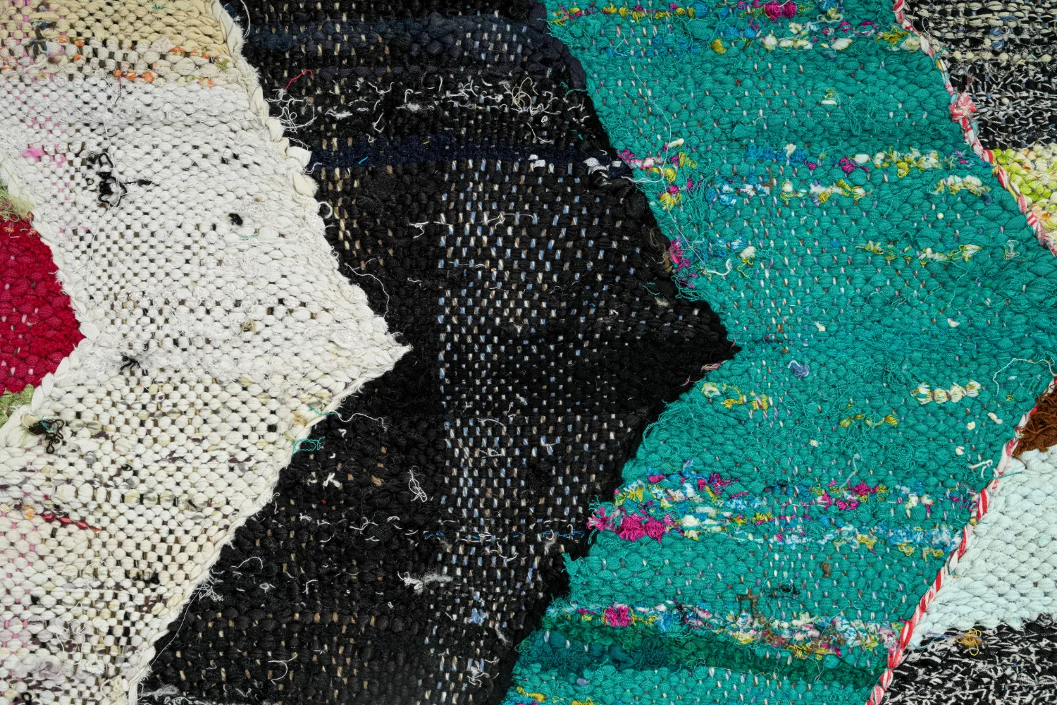 Alfombra Marroquí Bereber Boucherouite 140 x 265 cm