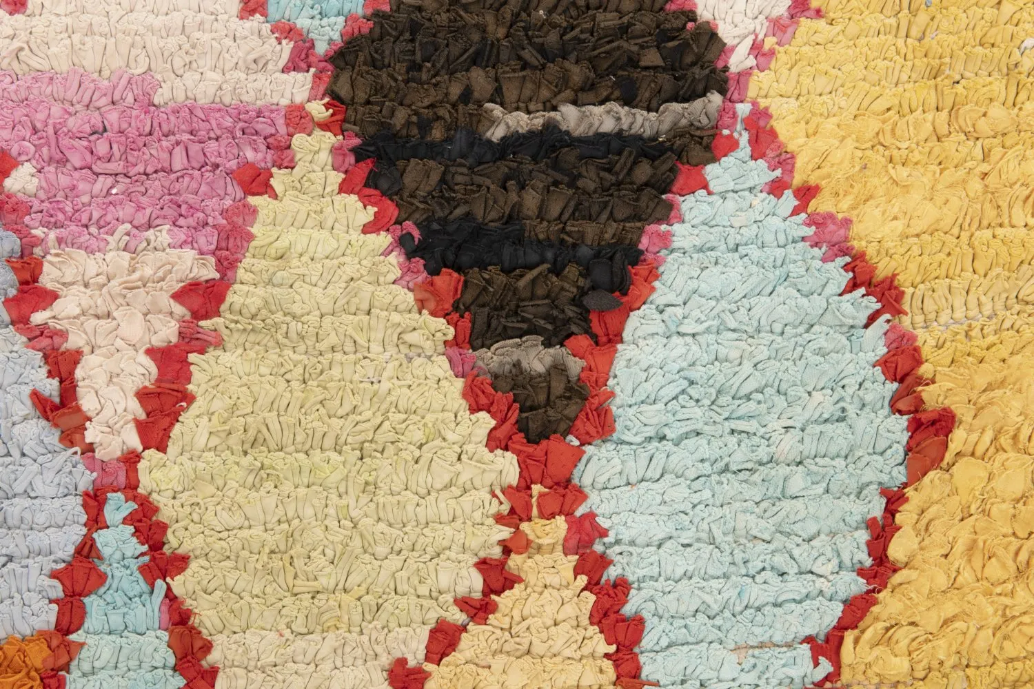 Alfombra Marroquí Bereber Boucherouite 200 x 120 cm