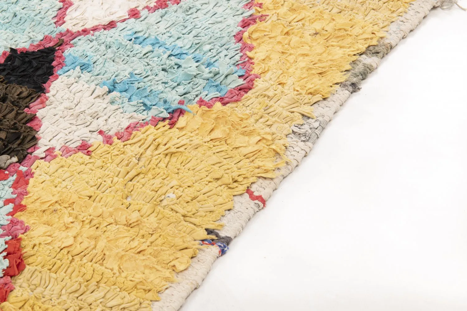 Alfombra Marroquí Bereber Boucherouite 200 x 120 cm