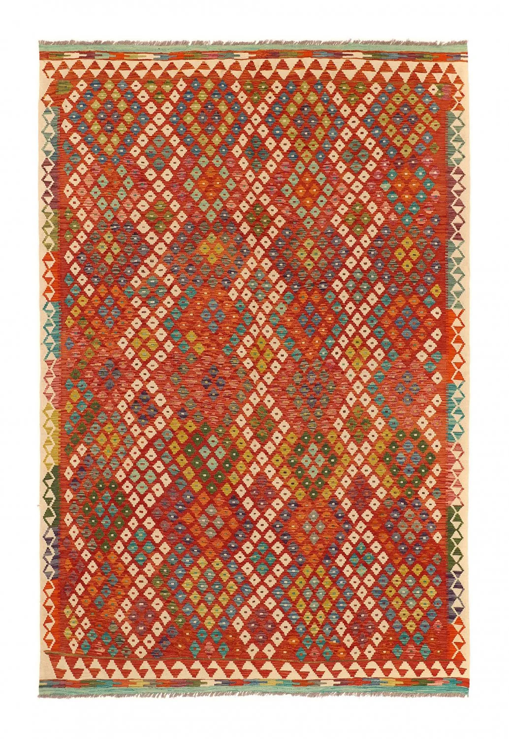 Alfombra kilim oriental 297 x 199 cm