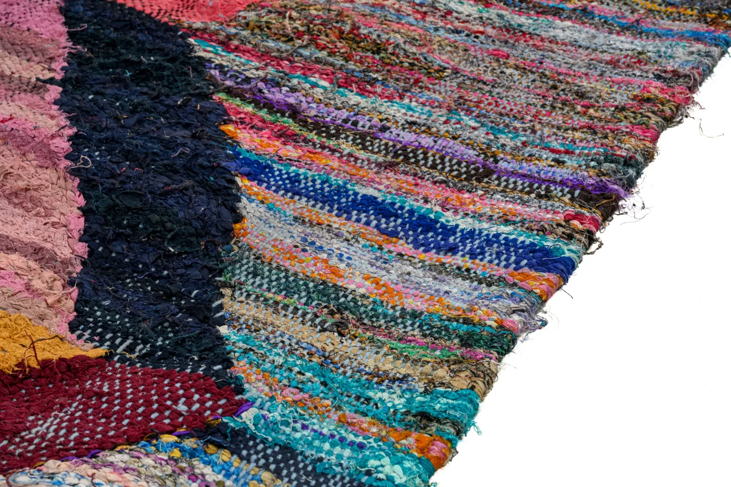 Alfombra Marroquí Bereber Boucherouite 150 x 325 cm
