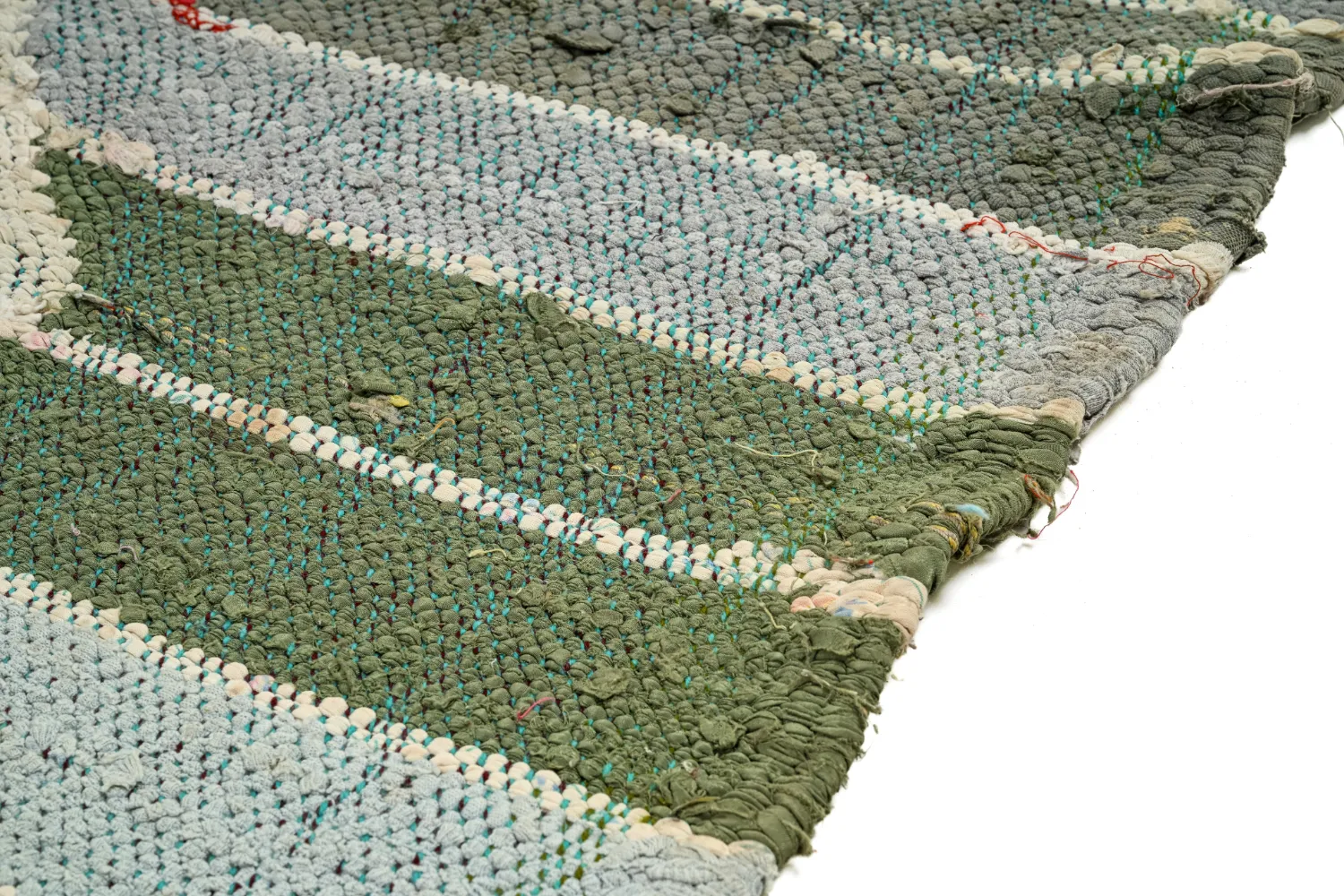 Alfombra Marroquí Bereber Boucherouite 120 x 280 cm