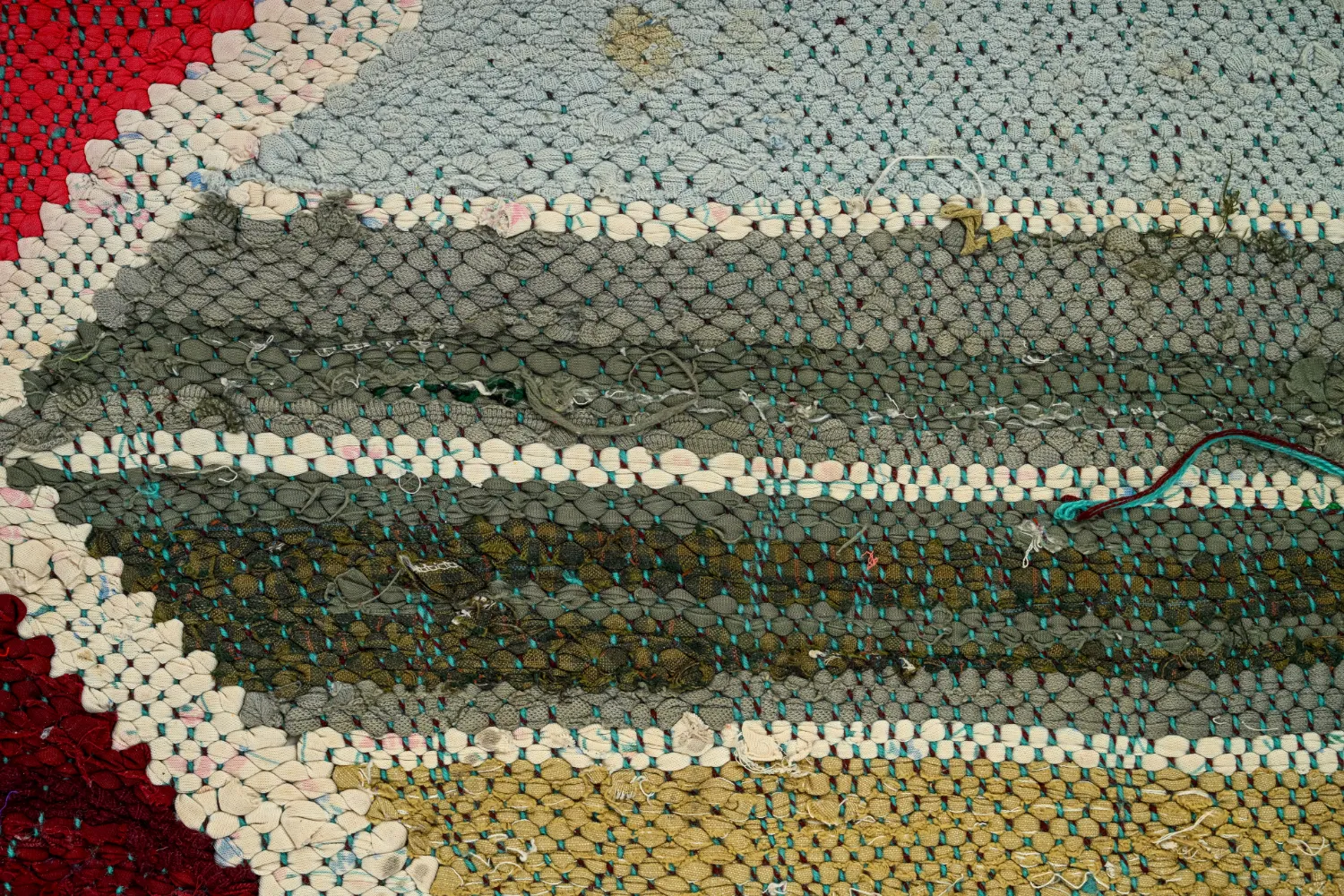 Alfombra Marroquí Bereber Boucherouite 120 x 280 cm