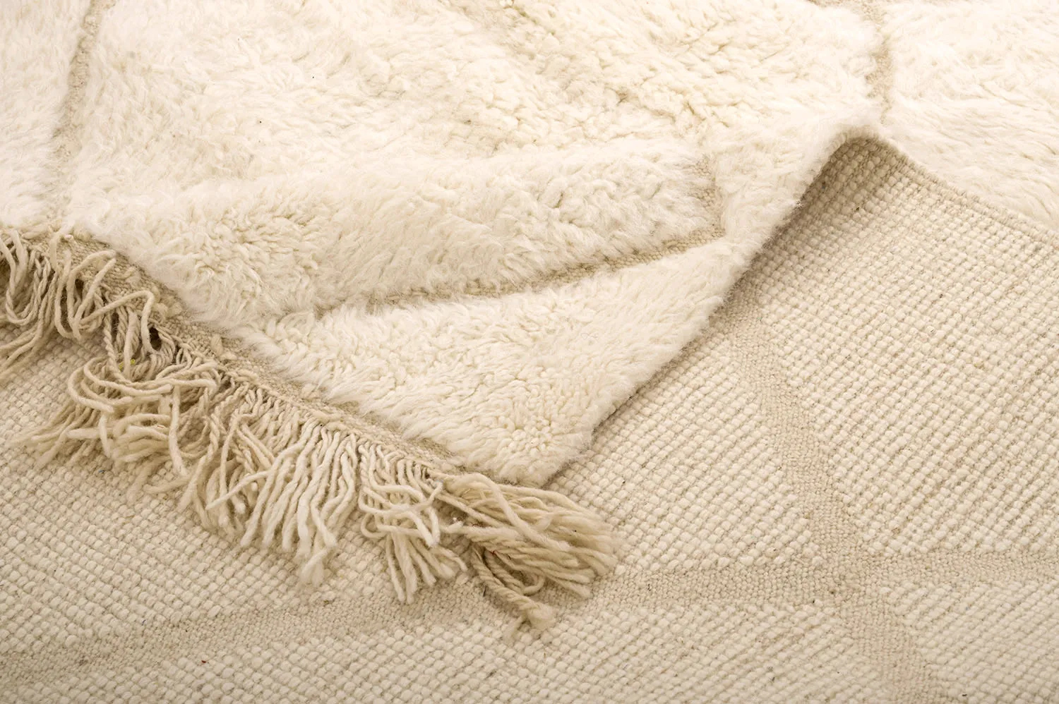Alfombra Kilim Marroquí Bereber Beni Ourain 160 x 260 cm