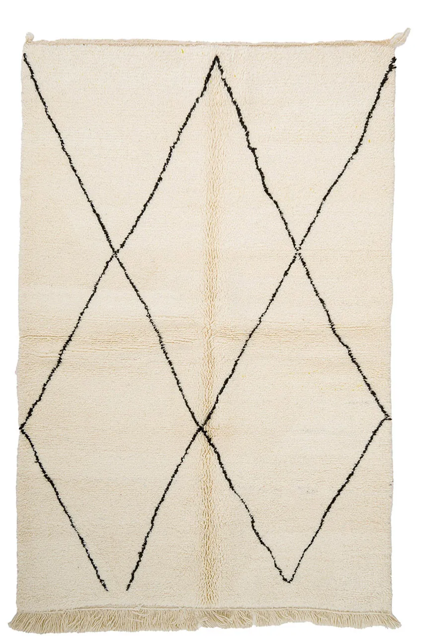Alfombra Kilim Marroquí Bereber Beni Ourain 150 x 230 cm