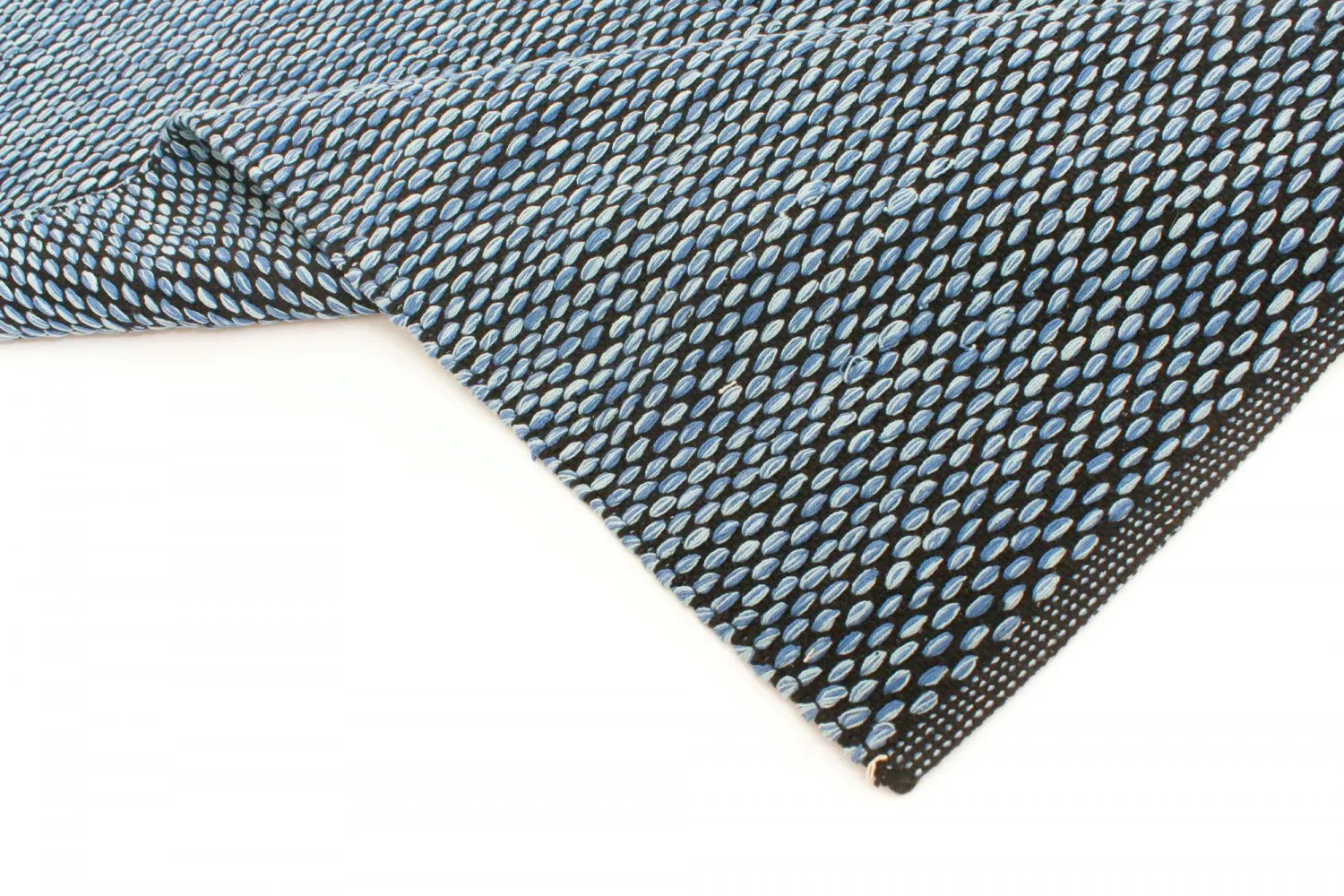 Alfombra de algodón - Tuva (azul)