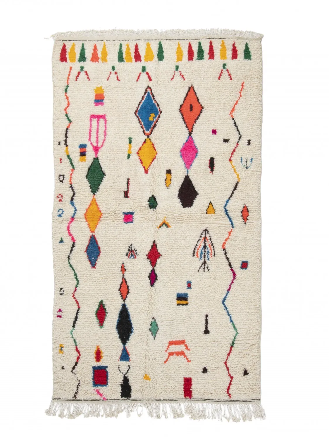 Alfombra Kilim Marroquí Bereber Azilal 260 x 140 cm