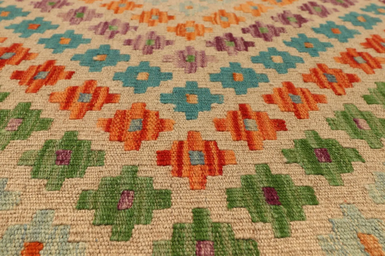 Alfombra kilim oriental 252 x 180 cm