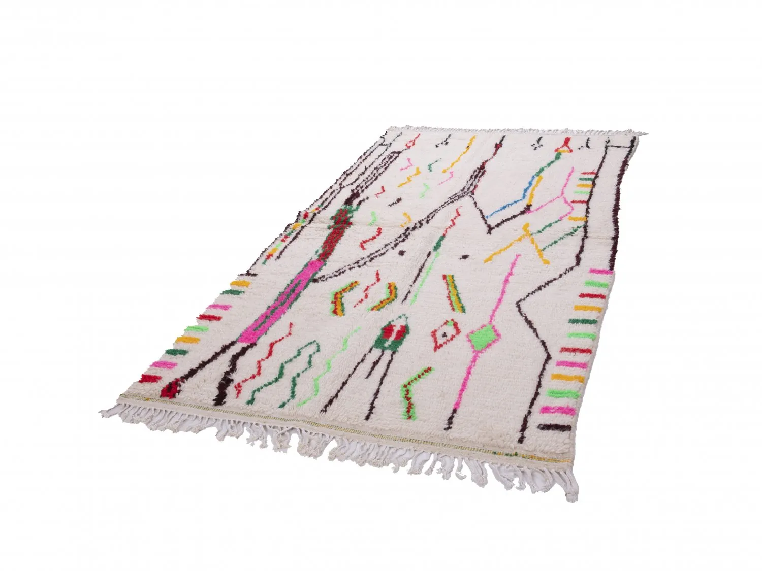 Alfombra Kilim Marroquí Bereber Azilal 250 x 140 cm