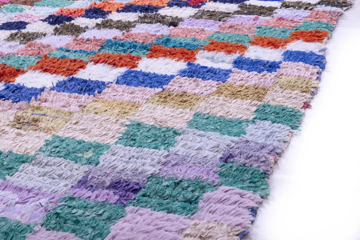 Alfombra Marroquí Bereber Boucherouite 175 x 155 cm