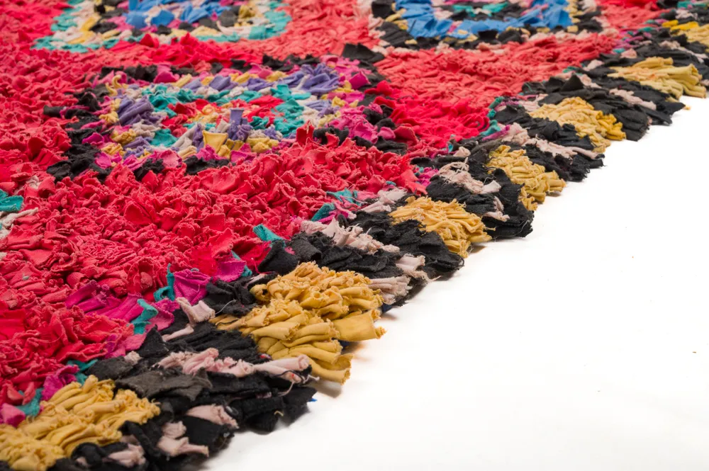 Alfombra Marroquí Bereber Boucherouite 290 x 140 cm