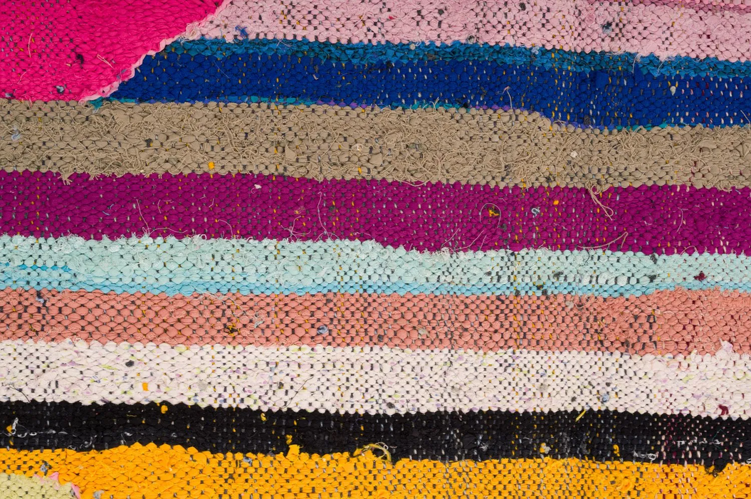 Alfombra Marroquí Bereber Boucherouite 135 x 260 cm