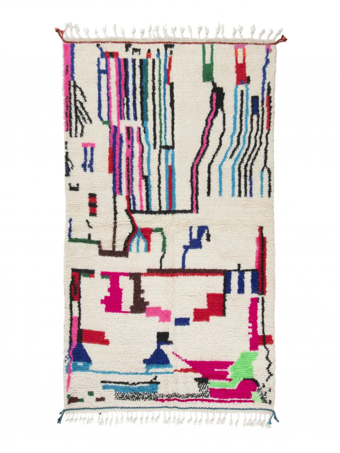 Alfombra Kilim Marroquí Bereber Azilal 260 x 140 cm