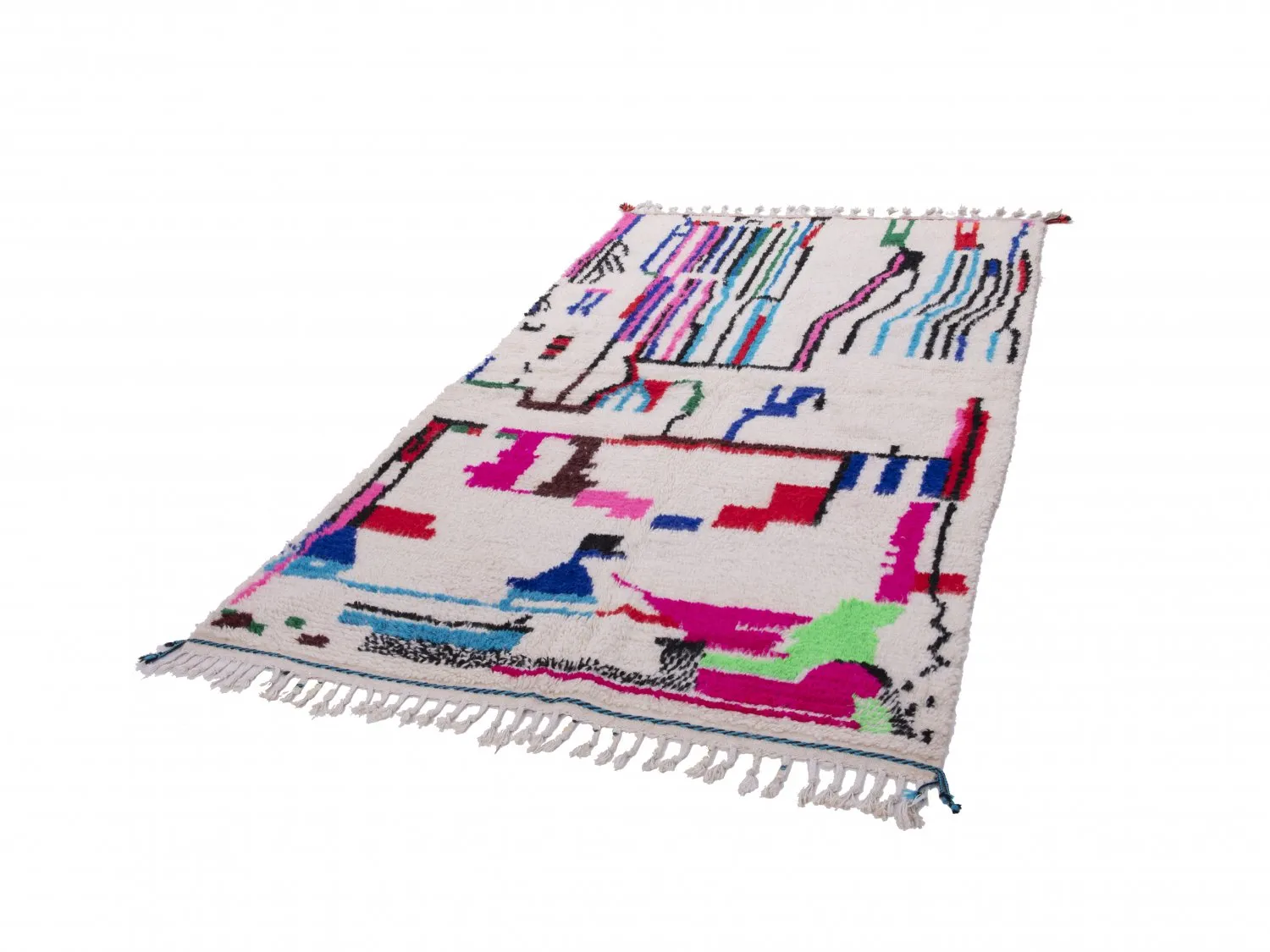 Alfombra Kilim Marroquí Bereber Azilal 260 x 140 cm