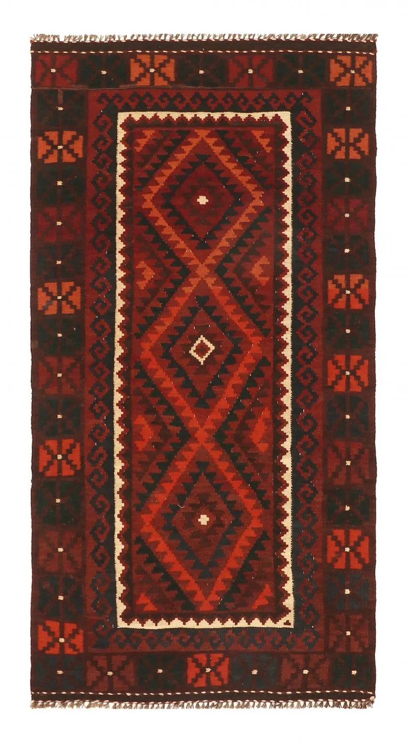 Alfombra kilim oriental 198 x 101 cm