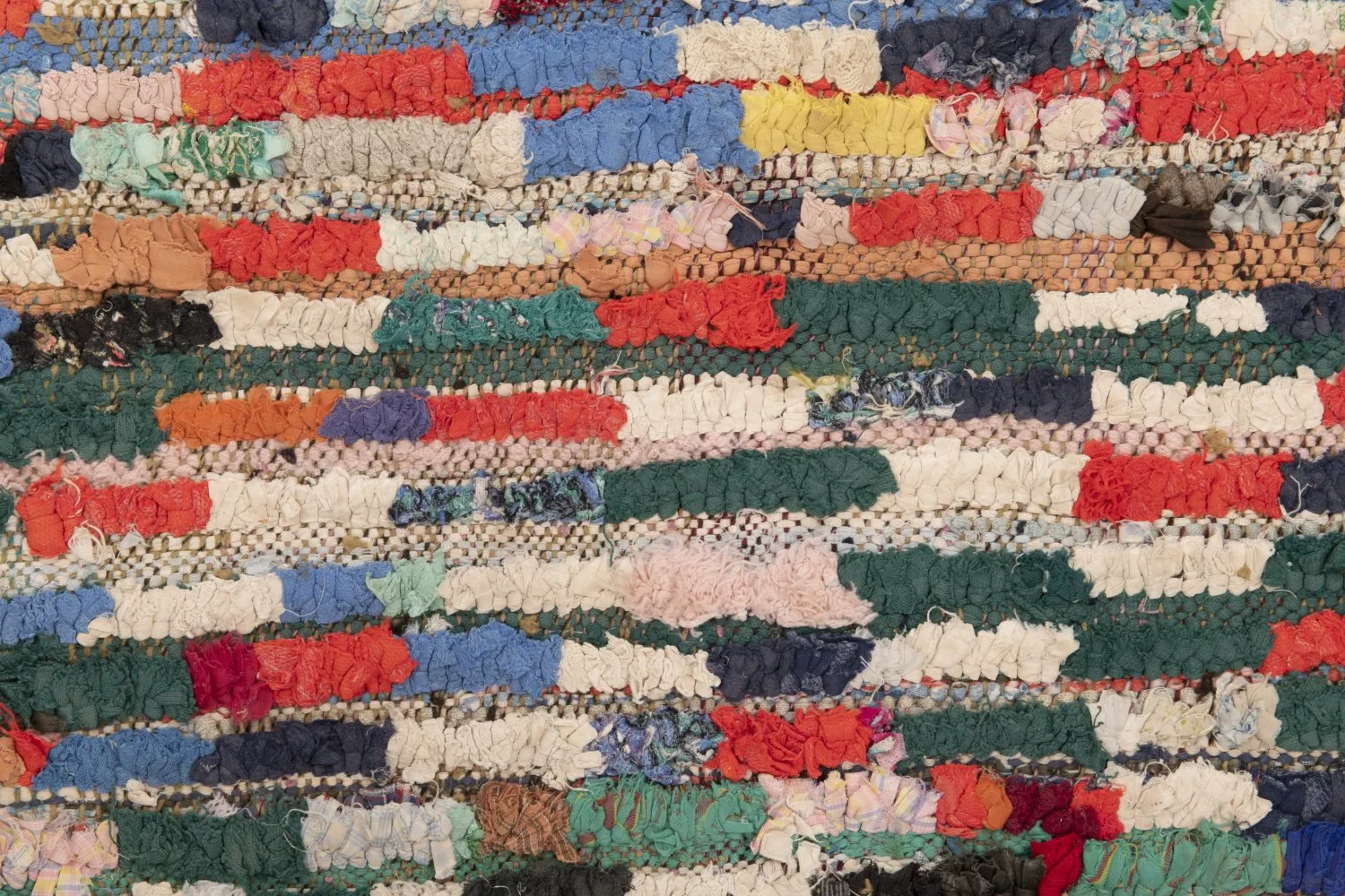 Alfombra Marroquí Bereber Boucherouite 225 x 170 cm