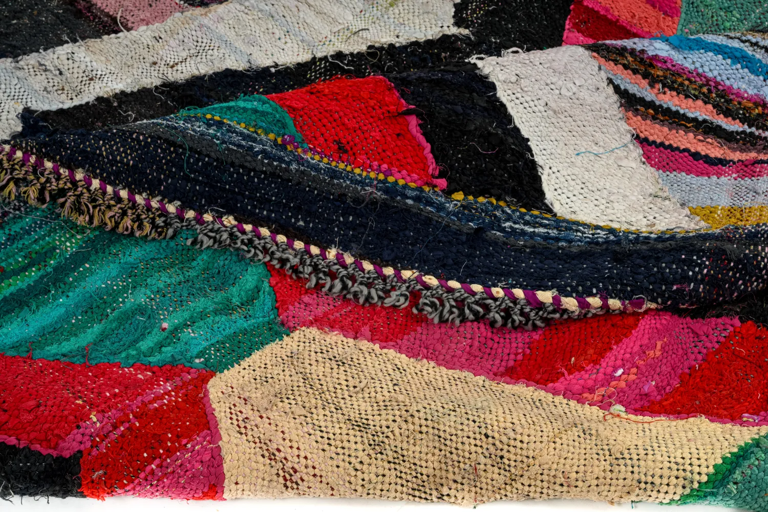 Alfombra Marroquí Bereber Boucherouite 165 x 290 cm